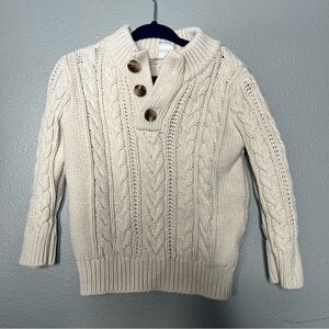 Baby Gap 2T Ivory/Cream Knit Sweater